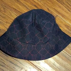 Disney Navy Blue Mickey Logo Bucket Hat One Size